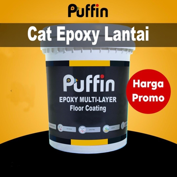 Epoxy lantai multi layer puffin