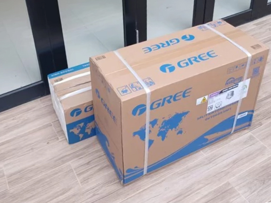 AC Gree Inverter GWC 05F5S di dalam box